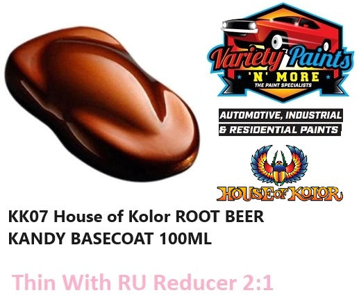 KK07 House of Kolor ROOT BEER KANDY BASECOAT 100ML