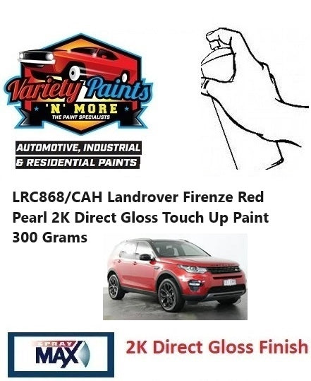 LRC868/CAH Landrover Firenze Red Pearl 2K Direct Gloss Touch Up Paint 300 Grams