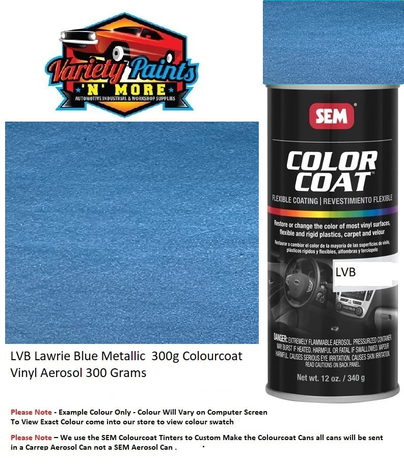 LVB Lawrie Blue Metallic  300g Colourcoat Vinyl Aerosol 300 Grams