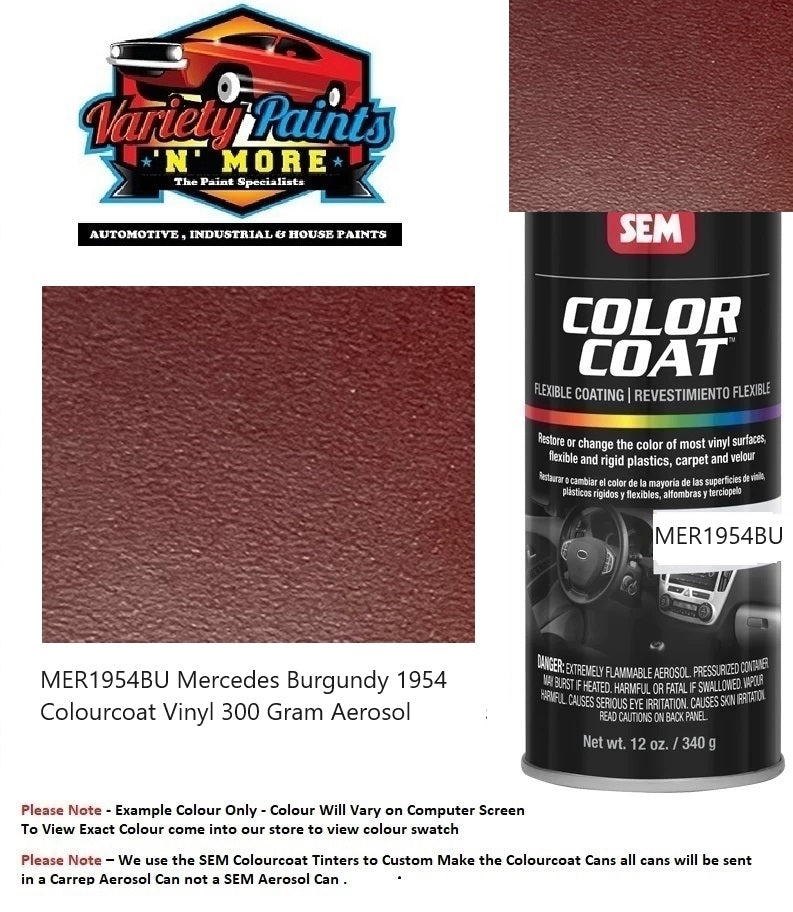 MER1954BU Mercedes Burgundy 1954 Colourcoat Vinyl 300 Gram Aerosol
