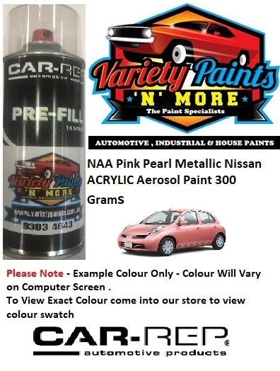 NAA Pink Pearl Metallic Nissan ACRYLIC Aerosol Paint 300 Grams