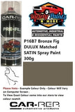 P16B7 Bronze Fig DULUX Matched SATIN Spray Paint 300g