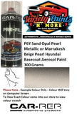 P6Y Sand Opal Pearl Metallic or Marrakesh Beige Pearl Hyundai Basecoat Aerosol Paint 300 Grams