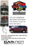 P78 / RK CAMBRIDGE RED PEARL MITSUBISHI STD Basecoat Touch Up Paint 300 Grams