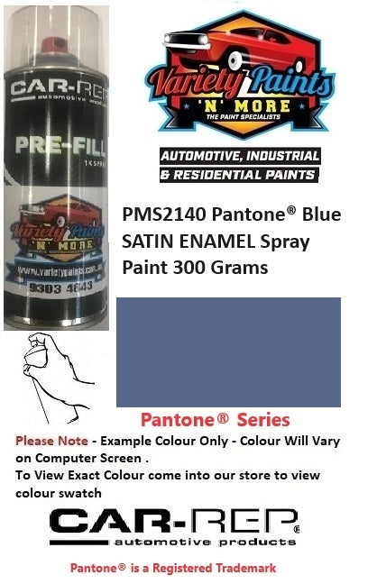 PMS2140 Pantone® Blue SATIN ENAMEL Spray Paint 300 Grams