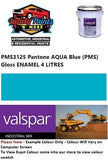 PMS3125 Pantone® AQUA Blue (PMS) Gloss ENAMEL 4 LITRES