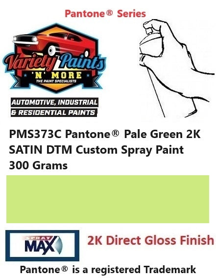 PMS373C Pantone® Pale Green 2K SATIN DTM Custom Spray Paint 300 Grams