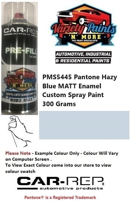 PMS5445 Pantone Hazy Blue MATT Enamel Custom Spray Paint 300 Grams