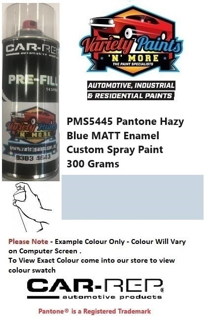 PMS5445 Pantone Hazy Blue MATT Enamel Custom Spray Paint 300 Grams