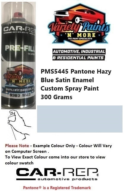 PMS5445 Pantone Hazy Blue Satin Enamel Custom Spray Paint 300 Grams