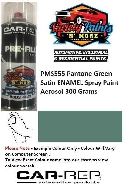 PMS5555 Pantone® Dull Turquoise SATIN ENAMEL Spray Paint 300 Grams