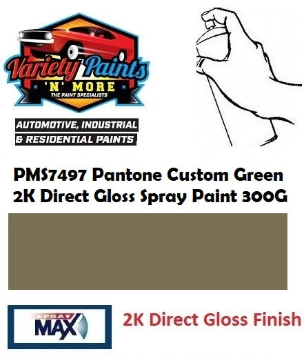 PMS7497 Pantone Green TB510 2K DTM Direct Gloss 300 Grams