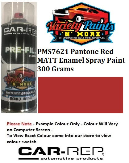 PMS7621 Pantone Red MATT Enamel Spray Paint 300 Grams