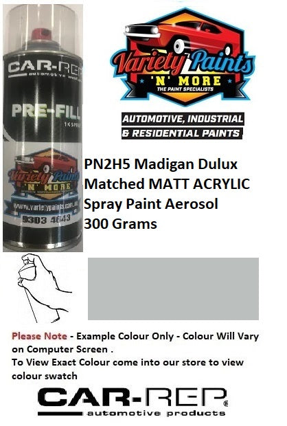 PN2H5 Madigan Dulux Matched MATT ACRYLIC Spray Paint Aerosol 300 Grams