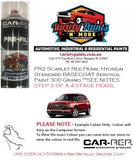 PR2 Scarlet Red Pearl Hyundai Standard BASECOAT Aerosol Paint 300 Grams