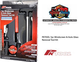 PKTOOL 7pc Windscreen & Auto Glass Removal Tool Kit
