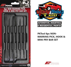 PKTool 6pc NON-MARRING PICK, HOOK & MINI PRY BAR SET