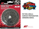 PK TOOL 100mm SURFACE PREPARATION GRINDING WHEEL