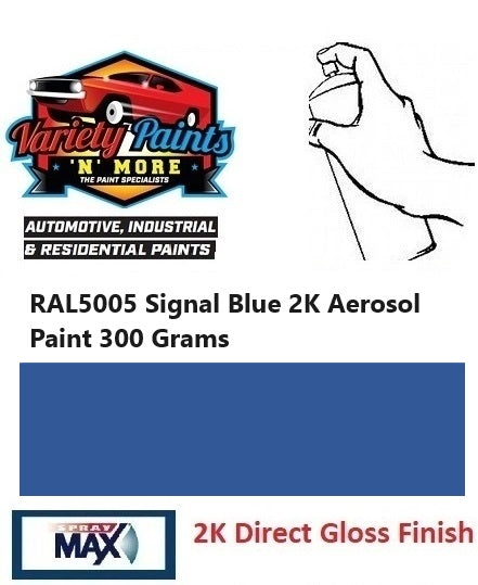 RAL5005 Signal Blue 2K Aerosol Paint 300 Grams