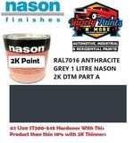 RAL7016 ANTHRACITE GREY 1 LITRE NASON 2K DTM PART A