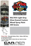 RAL7035 Light Grey Gloss Enamel Custom Mixed Spray Paint 300 Grams 4IS 78A