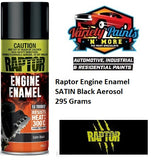 Raptor Engine Enamel Satin Black Aerosol 295 Grams