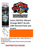 S0702 REPSOL Vibrant Orange MATT Acrylic CMP Aerosol Paint 300 Grams