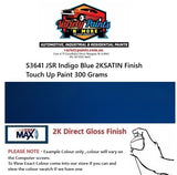 S3641 JSR Indigo Blue 2K Direct Gloss DTM Touch Up Paint 300 Grams