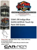 S3641 JSR Indigo Blue GLOSS ACRYLIC Touch Up Paint 300 Grams