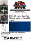 S3641 JSR Indigo Blue MATT ACRYLIC Touch Up Paint 300 Grams