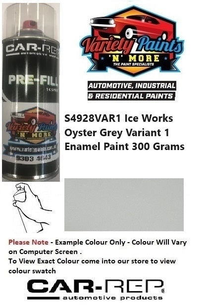 S4928VAR1 Ice Works Oyster Grey Variant 1 Enamel Paint 300 Grams