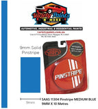 SAAS 11304 Pinstripe MEDIUM BLUE 9MM X 10 Metres