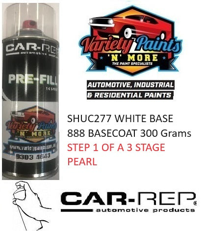 SHUC277 WHITE BASE 888 BASECOAT 300 Grams STEP 1