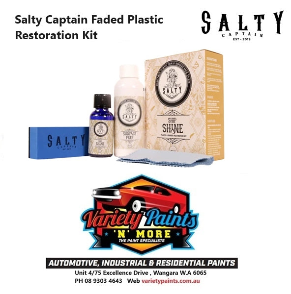 Salty Captain Faded Plastic Restoration Kit SHIP SHINE