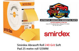 Smirdex Abrasoft Roll 240 Grit Soft Pad x 25 Metres
