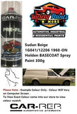 Sudan Beige 1G041/12206 1968-ON Holden BASECOAT Spray Paint 300g 2IS 42A