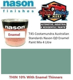 T45 Cootamundra Australian Standards Nason QD Enamel Paint Mix 4 Litre