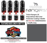Troton Rangers 2K Polyurethane Bed Liner Protective Coating 4 Bottle Kit RAL7043 VERKENSGRAU 2 / Traffic Grey
