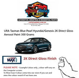URA Tasman Blue Pearl Hyundai/Genesis 2K Direct Gloss Aerosol Paint 300 Grams