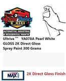 Ultriva™  YA078A Pearl White GLOSS 2K Direct Gloss Spray Paint 300g