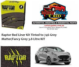Raptor Bed Liner Kit Tinted to TK-7020 MINREAL GRAY MET 3.8 Litre KIT