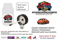 V9V9/B2Y HABANERO ORANGE METALLIC VW/SEAT BASECOAT 50ML Touch Up Bottle