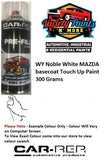 WY Noble White MAZDA Basecoat Touch Up Paint 300 Grams