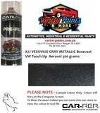 X7J VESUVIUS GRAY METALLIC Basecoat VW Touch Up  Aerosol 300 grams