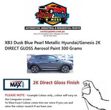 XB3 Dusk Blue Pearl Metallic Hyundai/Genesis 2K DIRECT GLOSS Aerosol Paint 300 Grams