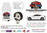YAC-2 Creamy White / Monaco White Hyundai Variant 2 Hyundai Acrylic Touch Up Bottle 50ml with Brush
