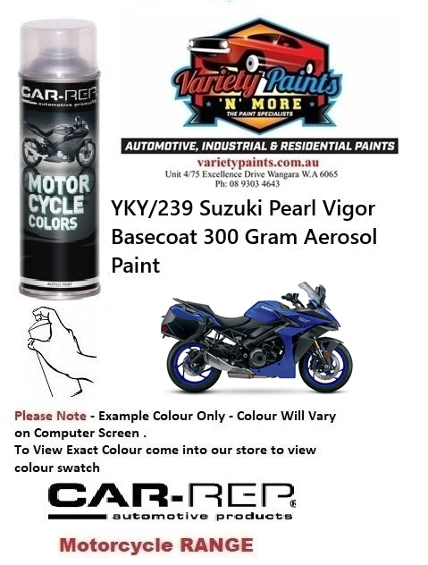 YKY/239 Suzuki Pearl Vigor Basecoat 300 Gram Aerosol Paint