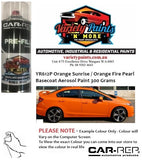YR612P Orange Sunrise / Orange Fire Pearl HONDA Basecoat Aerosol Paint 300 Grams