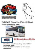 YUBUWHT Yutong Bus White  2K Direct Gloss Spray Paint 300g
