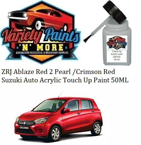 ZRJ Ablaze Red 2 Pearl /Crimson Red Suzuki Auto Acrylic Touch Up Paint 50ML